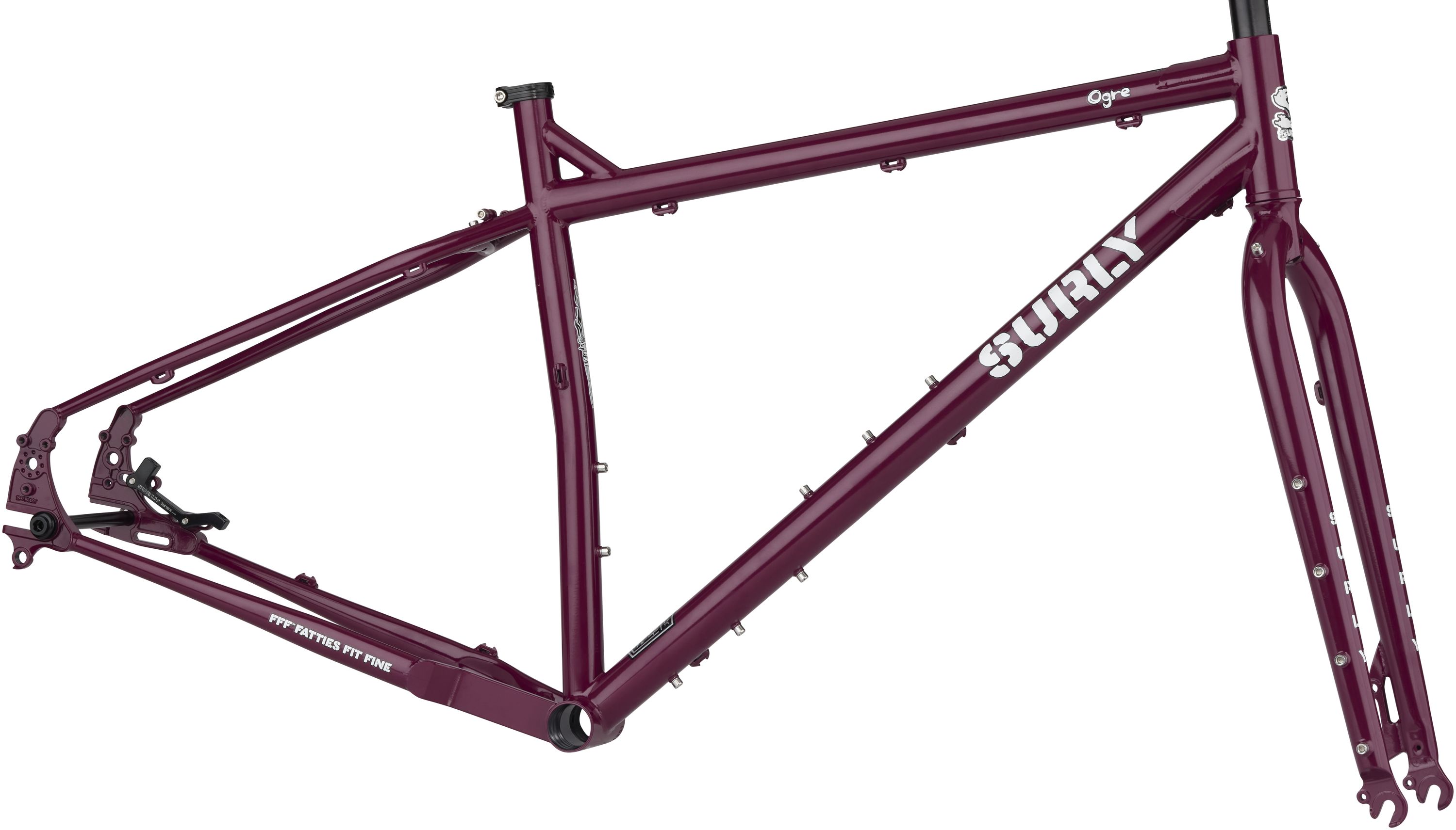 SURLY OGRE MTB FRAME KIT, 27.5+/29", PURPLE, L SURLY OGRE MTB FRAME KIT, 27.5+/29", PURPLE, L