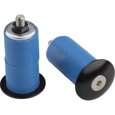 PROBLEM SOLVERS BAR END PLUGS, BLACK PROBLEM SOLVERS BAR END PLUGS, BLACK