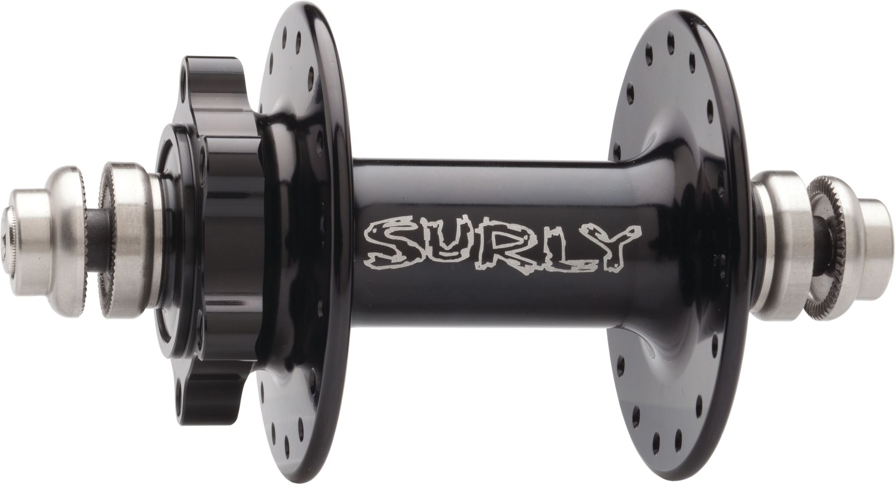 SURLY ULTRA NEW DISC HUB FRONT, 9MM QR, 100MM, 32 H. SURLY ULTRA NEW DISC HUB FRONT, 9MM QR, 100MM, 32 H.