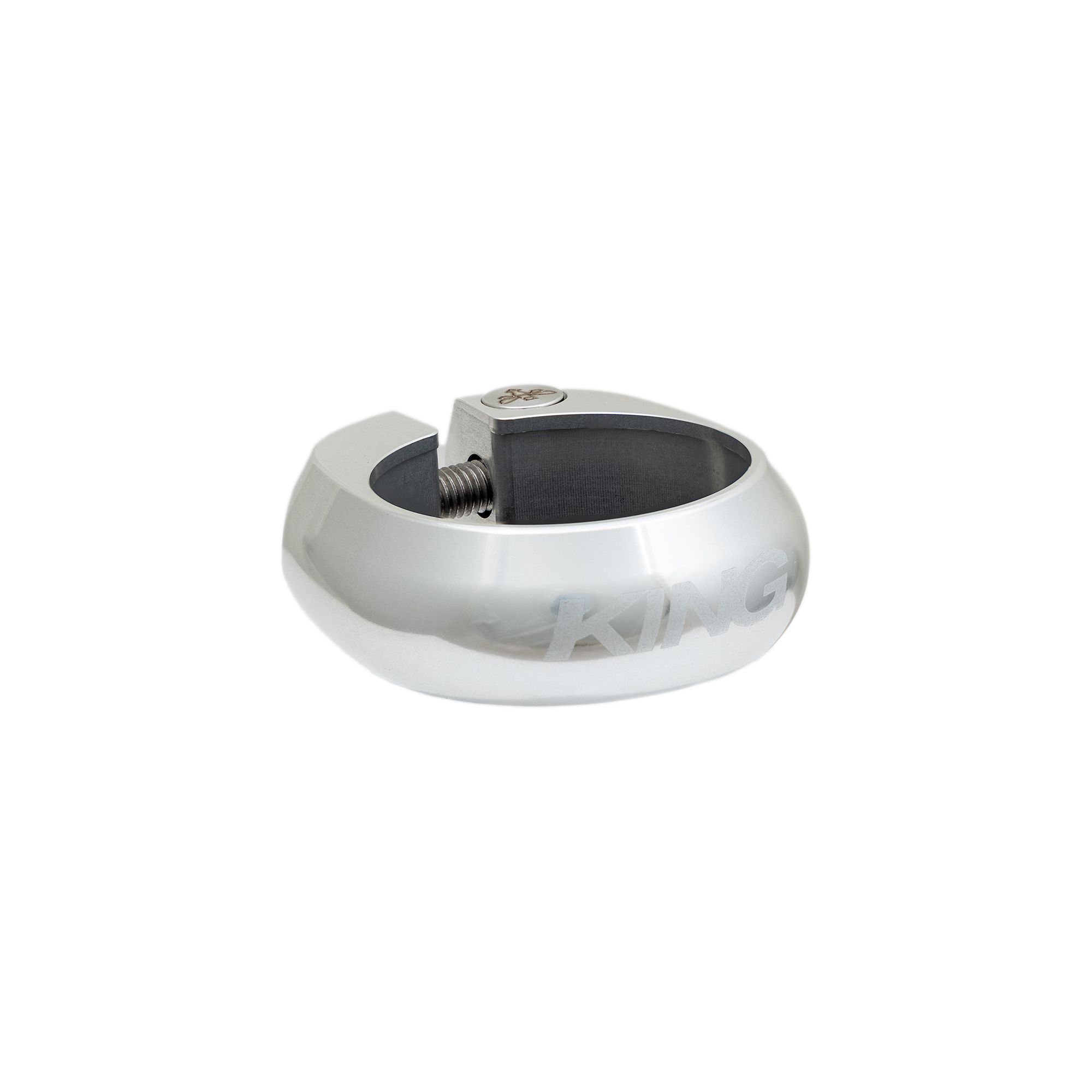 CHRIS KING SEATPOST COLLAR, 30.0MM, SILVER CHRIS KING SEATPOST COLLAR, 30.0MM, SILVER