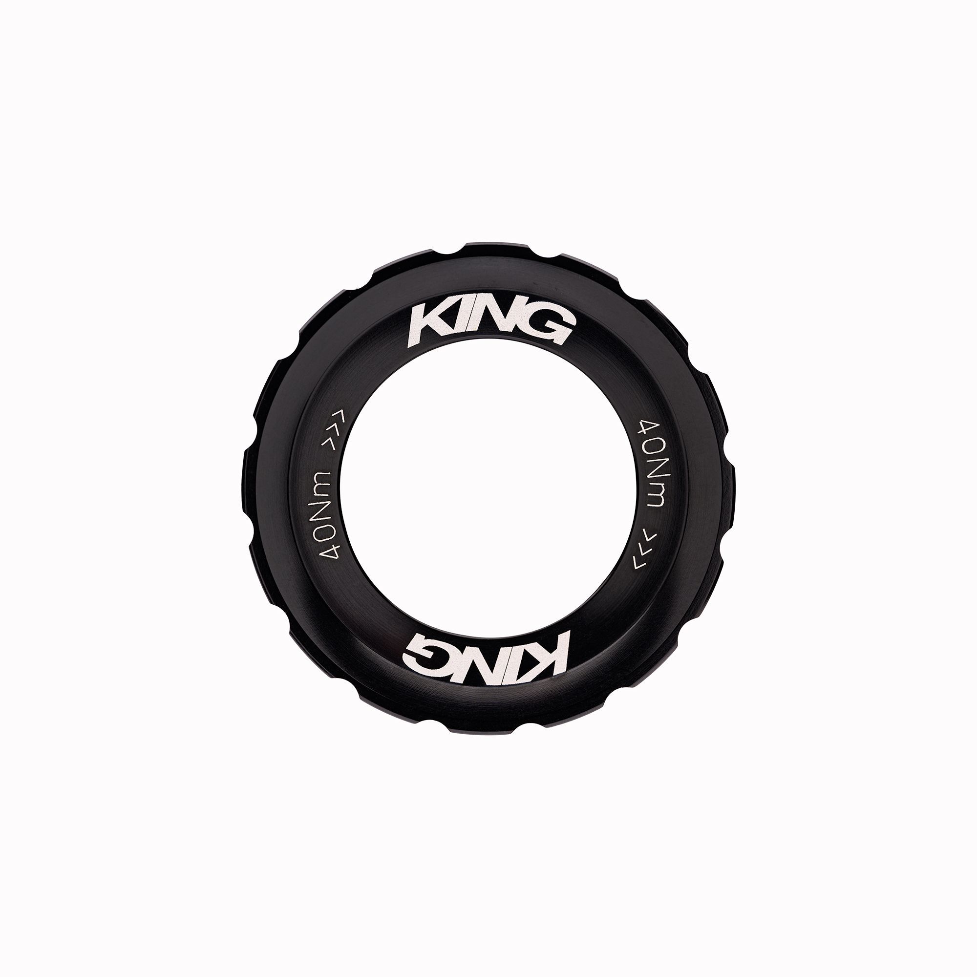 CHRIS KING CENTERLOCK LOCKRING, EXTERNAL SPLINE, BLACK CHRIS KING CENTERLOCK LOCKRING, EXTERNAL SPLINE, BLACK