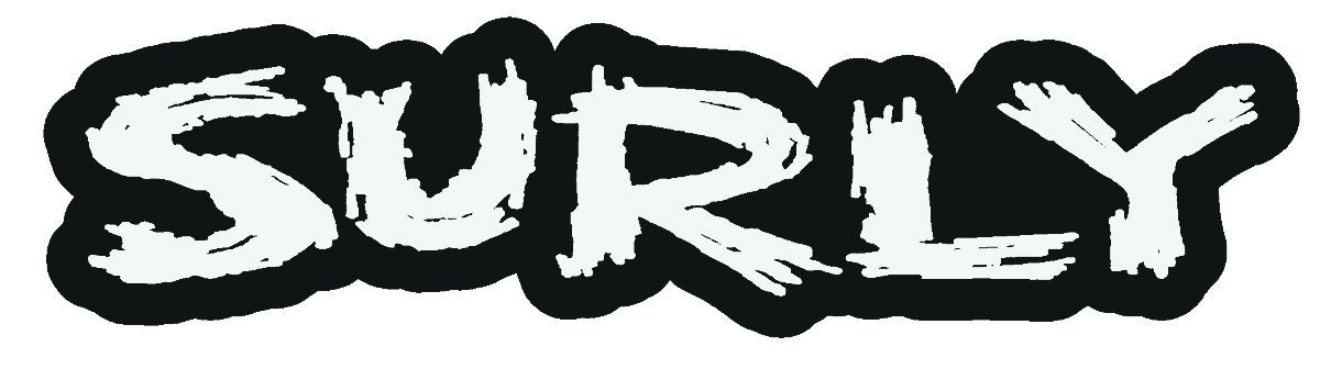 SURLY LOGO STICKER, 61X14CM SURLY LOGO STICKER, 61X14CM