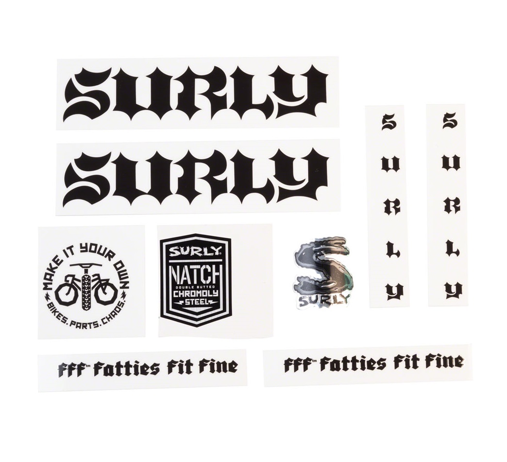 SURLY BORN TO LOSE MAKE IT YOUR OWN DECAL SET, BLACK SURLY BORN TO LOSE MAKE IT YOUR OWN DECAL SET, BLACK