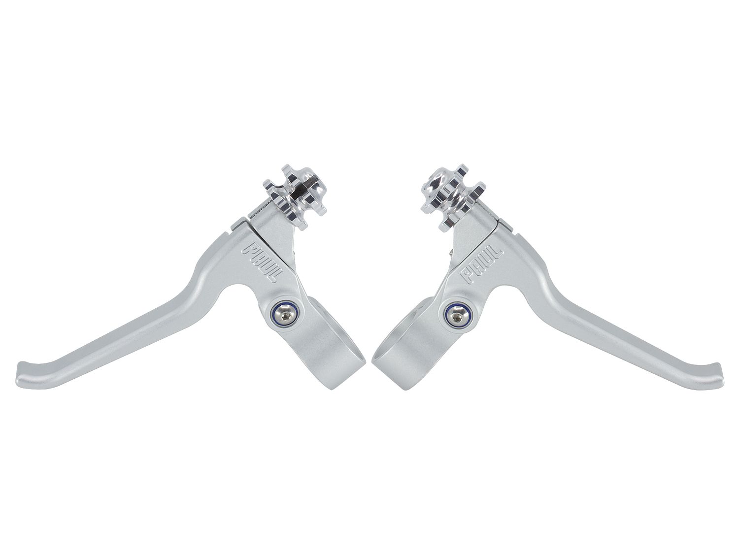 PAUL COMPONENT CANTI LEVER SHORT REACH BRAKE LEVER, 22.2MM, PAIR, SILVER PAUL COMPONENT CANTI LEVER SHORT REACH BRAKE LEVER, 22.2MM, PAIR, SILVER