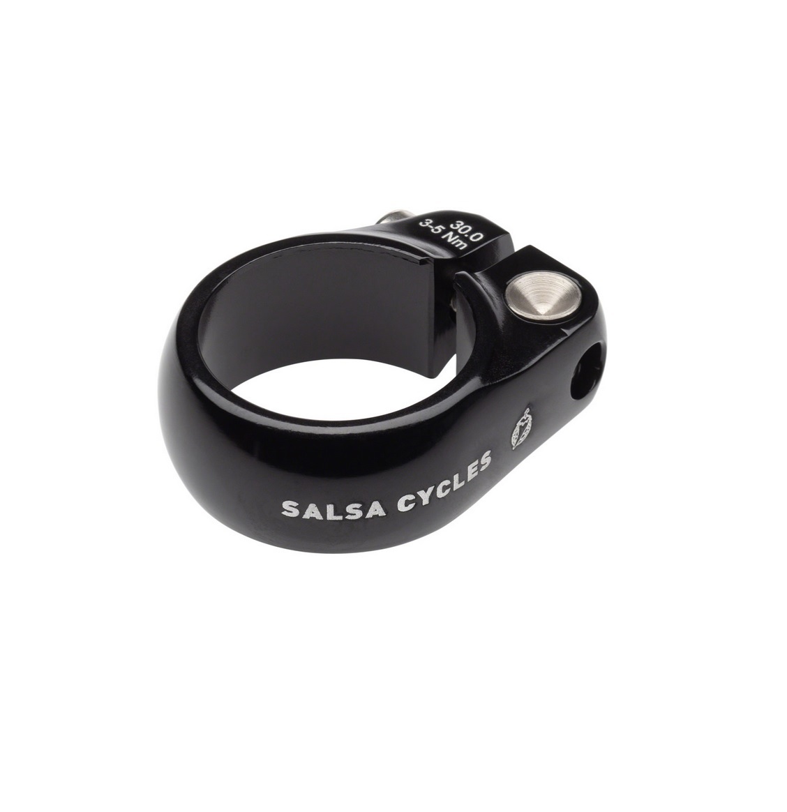 SALSA LIP-LOCK SEAT CLAMP, BLACK, 30.0 SALSA LIP-LOCK SEAT CLAMP, BLACK, 30.0