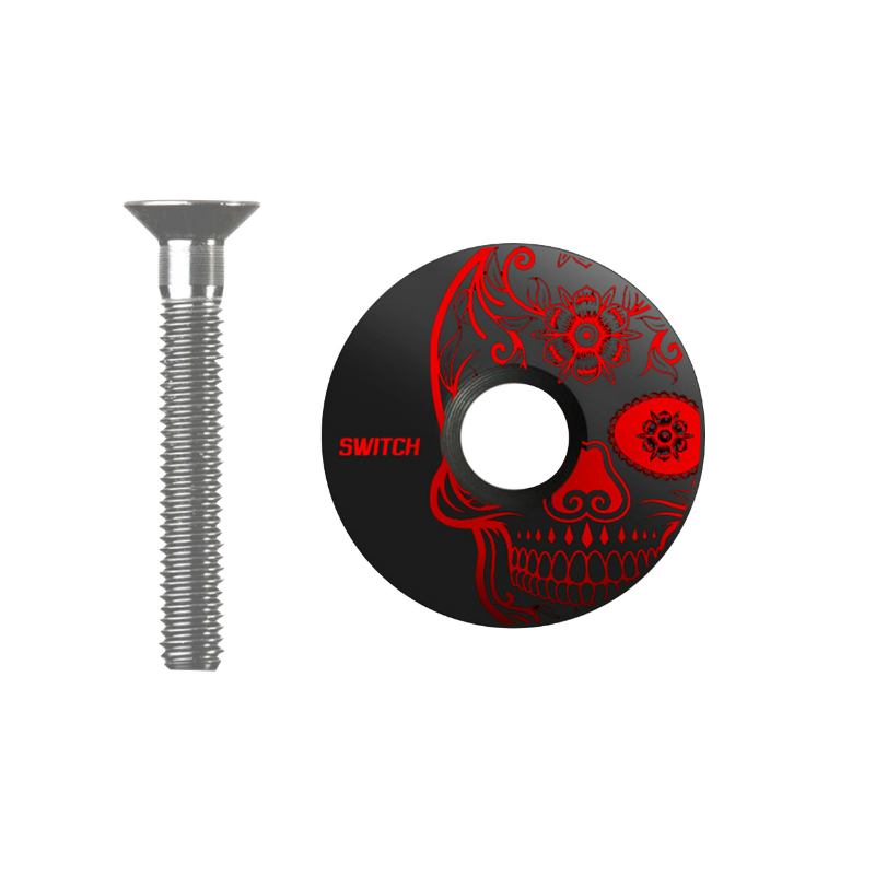 CAPOT JEU DIRECTION SWITCH SKULL NOIR-ROUGE CAPOT JEU DIRECTION SWITCH SKULL NOIR-ROUGE