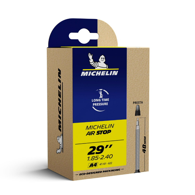 CHAMBRE A AIR VELO 29 X 1.85-2.40 MICHELIN A4 VALVE PRESTA 48MM CHAMBRE A AIR VELO 29 X 1.85-2.40 MICHELIN A4 VALVE PRESTA 48MM
