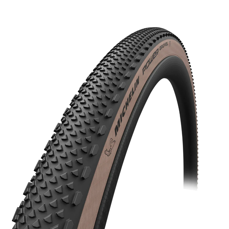 PNEU GRAVEL 700 X 35 MICHELIN POWER GRAVEL NOIR FLANC BEIGE TUBELESS READY TS (35-622) PNEU GRAVEL 700 X 35 MICHELIN POWER GRAVEL NOIR FLANC BEIGE TUBELESS READY TS (35-622)