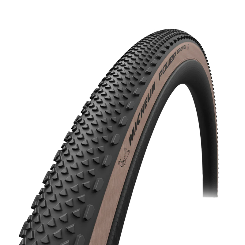 PNEU GRAVEL 700 X 40 MICHELIN POWER GRAVEL NOIR FLANC BEIGE TUBELESS READY TS (40-622) PNEU GRAVEL 700 X 40 MICHELIN POWER GRAVEL NOIR FLANC BEIGE TUBELESS READY TS (40-622)