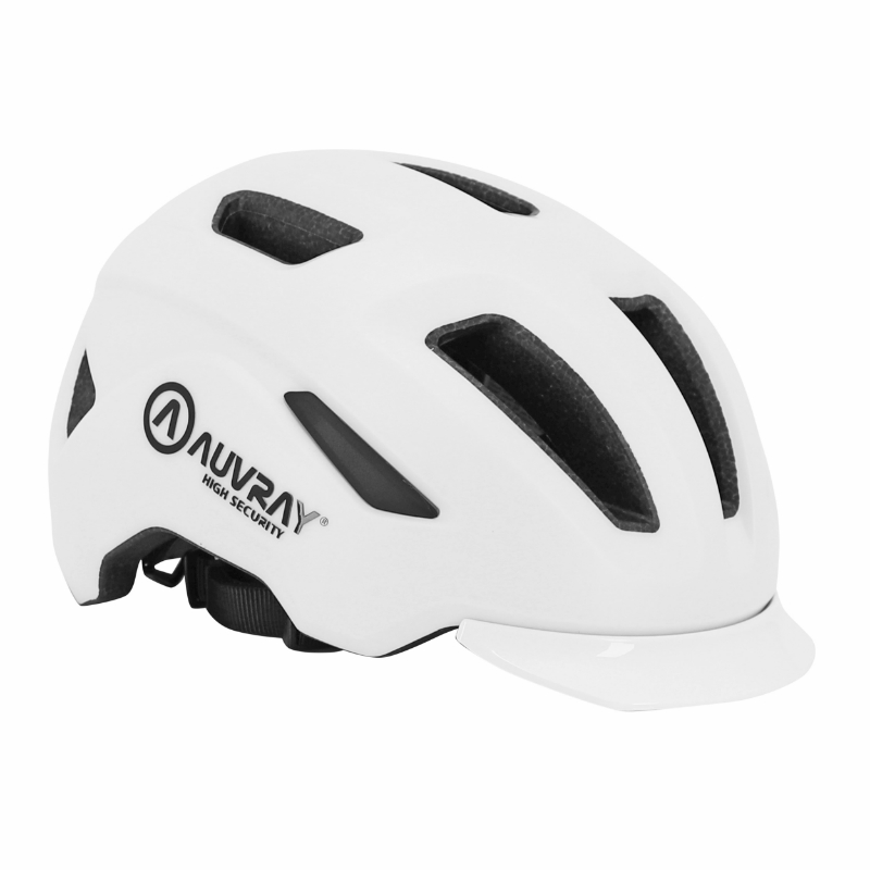 CASQUE VELO ADULTE AUVRAY URBAIN REFLEX BLANC IN-MOLD TAILLE 53-56 REGLAGE MOLETTE CASQUE VELO ADULTE AUVRAY URBAIN REFLEX BLANC IN-MOLD TAILLE 53-56 REGLAGE MOLETTE