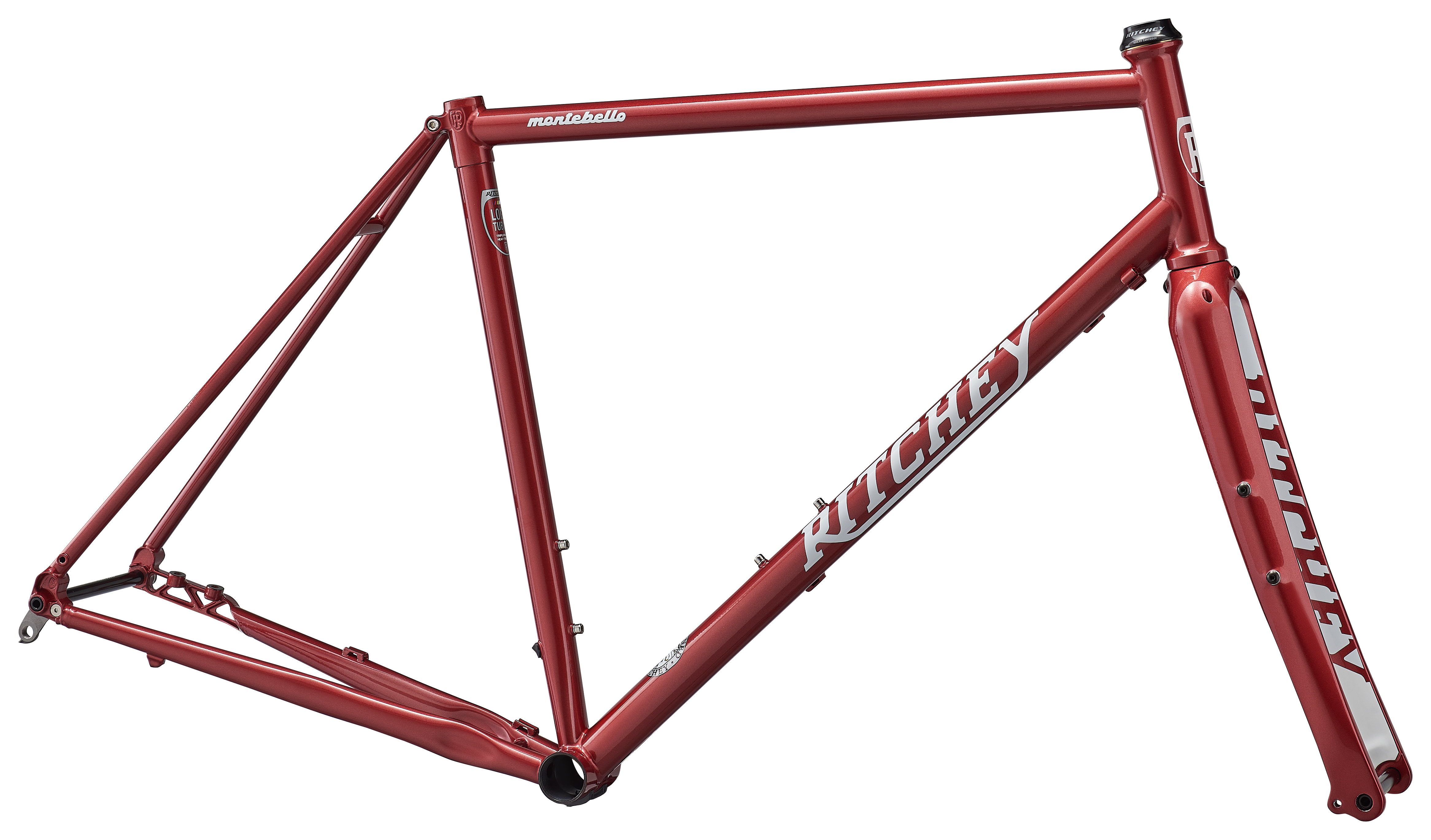 RITCHEY MONTEBELLO FRAME KIT, 700C, XL, HOT SAUCE RED RITCHEY MONTEBELLO FRAME KIT, 700C, XL, HOT SAUCE RED