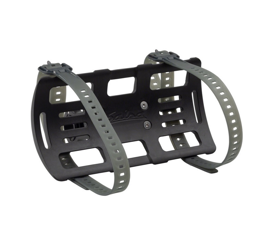 SALSA EXP SERIES ANYTHING CRADLE HANDLEBAR BAG SYSTEM, INCL. RUBBER STRAPS, BLACK