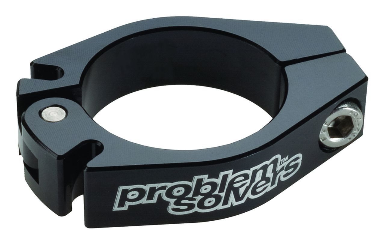 PROBLEM SOLVERS BACKSTOP CABLE GUIDE, 31.8MM/1 1/4", FOR 2 CABLE, BLACK