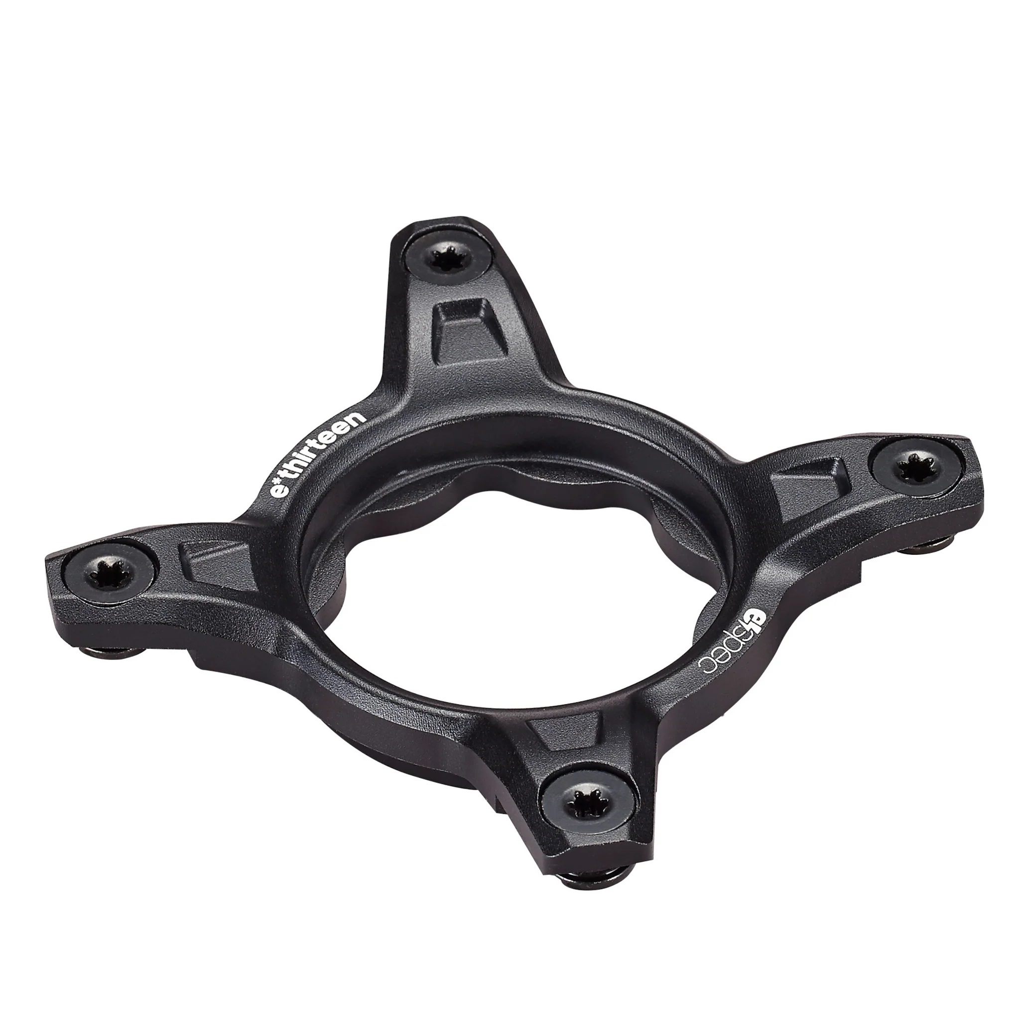 E*THIRTEEN E*SPEC DIRECT MOUNT ADAPTER, 104MM, 55MM CHAINLINE, TQ HPR50, BLACK