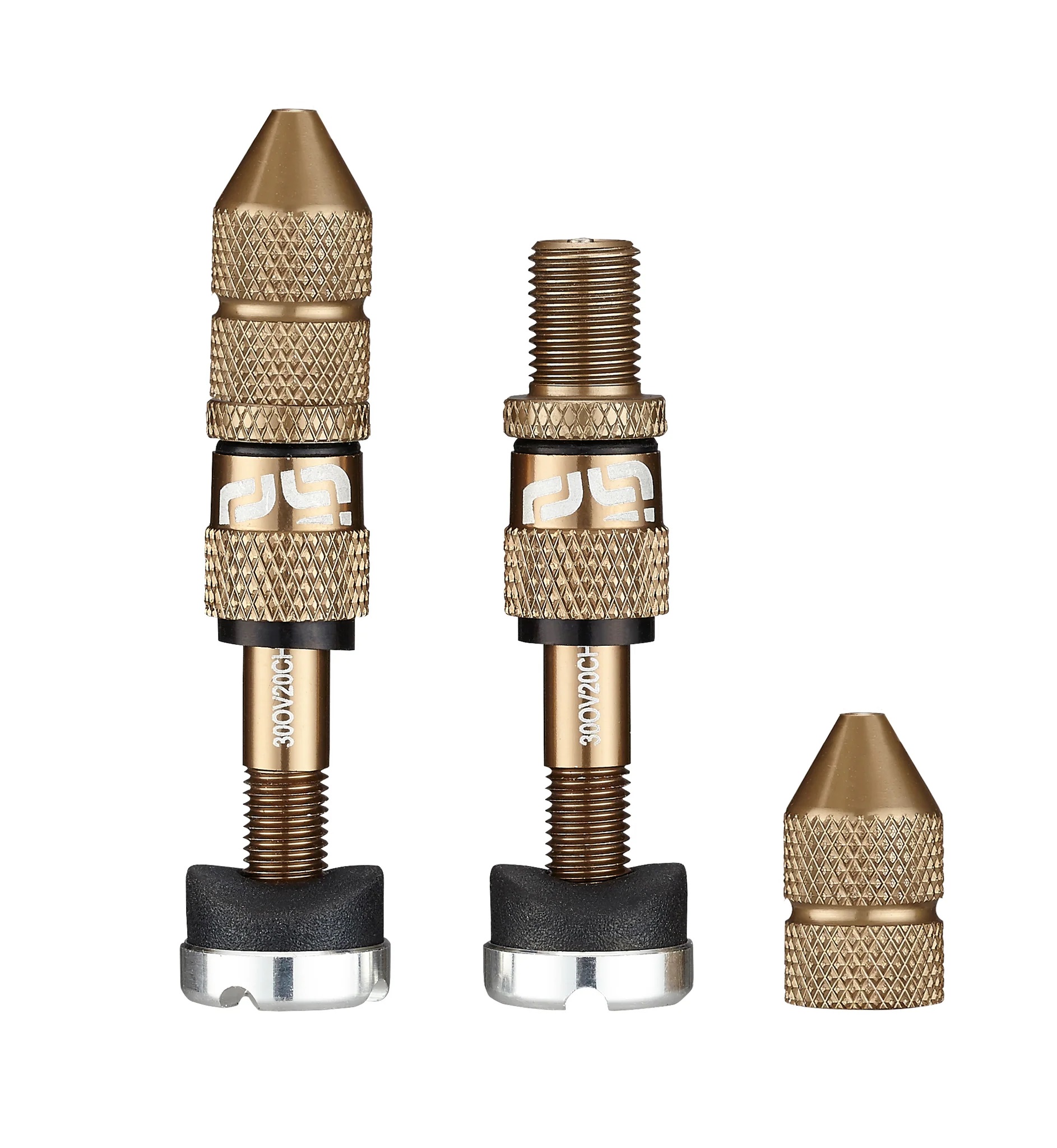 E*THIRTEEN QUICK FILL TUBELESS SCHRADER VALVES, 23-31MM DEPTH, 2 PCS., BRONZE E*THIRTEEN QUICK FILL TUBELESS SCHRADER VALVES, 23-31MM DEPTH, 2 PCS., BRONZE