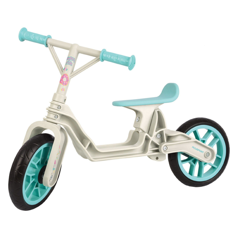 VELO DRAISIENNE 12" POLISPORT FILLE BLANC-BLEU CLAIR VELO DRAISIENNE 12" POLISPORT FILLE BLANC-BLEU CLAIR