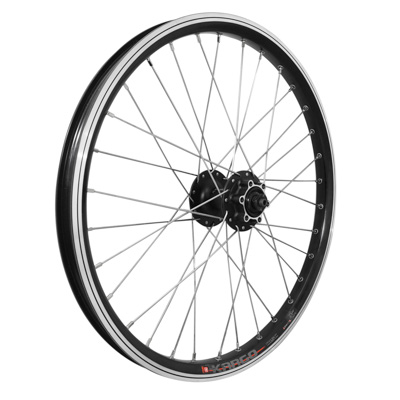 ROUE VTT - CARGO - VAE - E-BIKE - LONGTAIL DISQUE BLOCAGE 20" KARGO L AVANT NOIR MOYEU SHIMANO M475 6 TROUS (RENFORCE) RAYON INOX POIDS MAX 225KGS ROUE VTT - CARGO - VAE - E-BIKE - LONGTAIL DISQUE BLOCAGE 20" KARGO L AVANT NOIR MOYEU SHIMANO M475 6 TROUS (RENFORCE) RAYON INOX POIDS MAX 225KGS