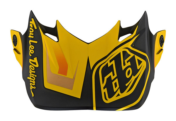 TROY LEE DESIGNS SE4 VISOR, FLASH, BLACK/YELLOW, ONE SIZE TROY LEE DESIGNS SE4 VISOR, FLASH, BLACK/YELLOW, ONE SIZE