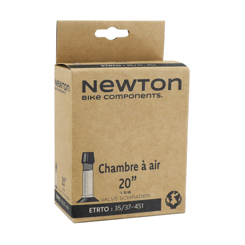 CHAMBRE A AIR VELO 20 X 1 3-8 NEWTON VALVE STANDARD CHAMBRE A AIR VELO 20 X 1 3-8 NEWTON VALVE STANDARD
