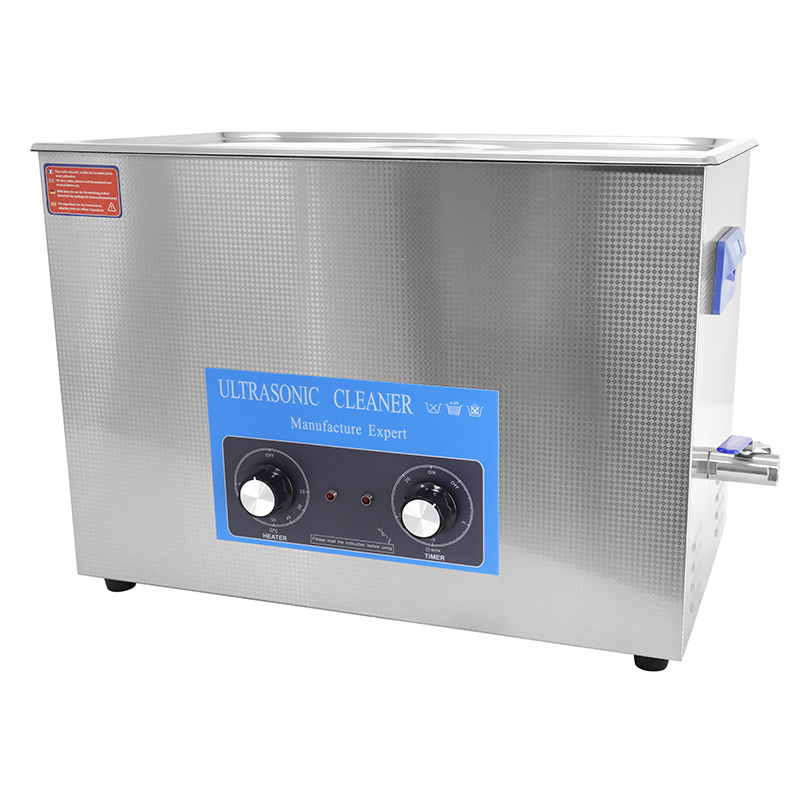NETTOYEUR-BAC ULTRASONS PROFESSIONNEL ANALOGIQUE 30L 600 WATTS AVEC VANNE DE VIDANGE (500X300X200MM) (QUALITE PREMIUM) NETTOYEUR-BAC ULTRASONS PROFESSIONNEL ANALOGIQUE 30L 600 WATTS AVEC VANNE DE VIDANGE (500X300X200MM) (QUALITE PREMIUM)