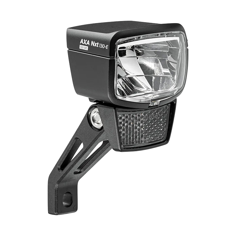 ECLAIRAGE VELO VAE - E-BIKE AVANT SUR FOURCHE AXA NXT 130 E-BIKE 6-12V 130LUX HOMOLOGUE NOIR COMPATIBLE DYNAMO - POUR VOIR A 140M ET VISIBLE A 7KMS ECLAIRAGE VELO VAE - E-BIKE AVANT SUR FOURCHE AXA NXT 130 E-BIKE 6-12V 130LUX HOMOLOGUE NOIR COMPATIBLE DYNAMO - POUR VOIR A 140M ET VISIBLE A 7KMS