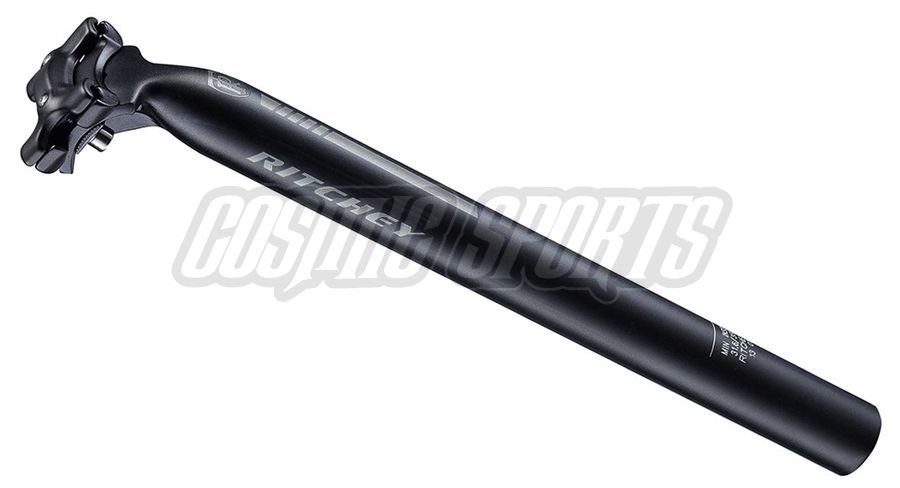 RITCHEY COMP 2-BOLT SEATPOST, 25MM, 400MM, 7X7MM STRUTS, BB BLACK, 31.4