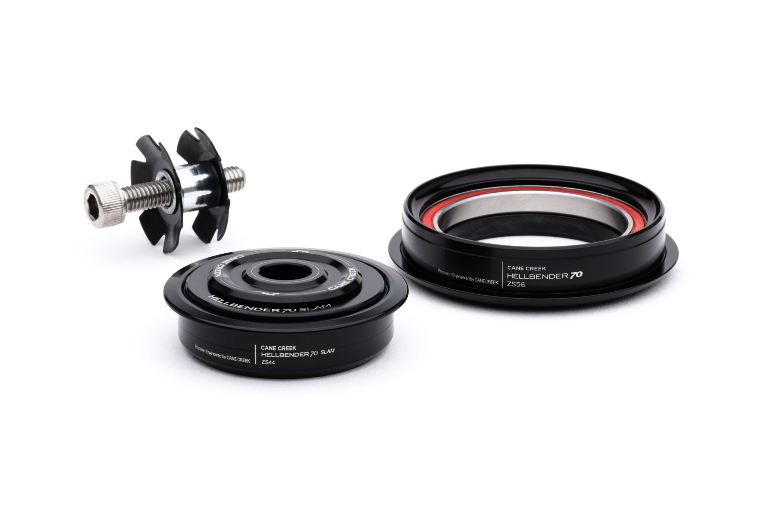 CANE CREEK HELLBENDER 70 SLAM TAPERED HEADSET, 1 1/8"-1.5", ZS44/28.6/H2 | ZS56/40, BLACK CANE CREEK HELLBENDER 70 SLAM TAPERED HEADSET, 1 1/8"-1.5", ZS44/28.6/H2 | ZS56/40, BLACK