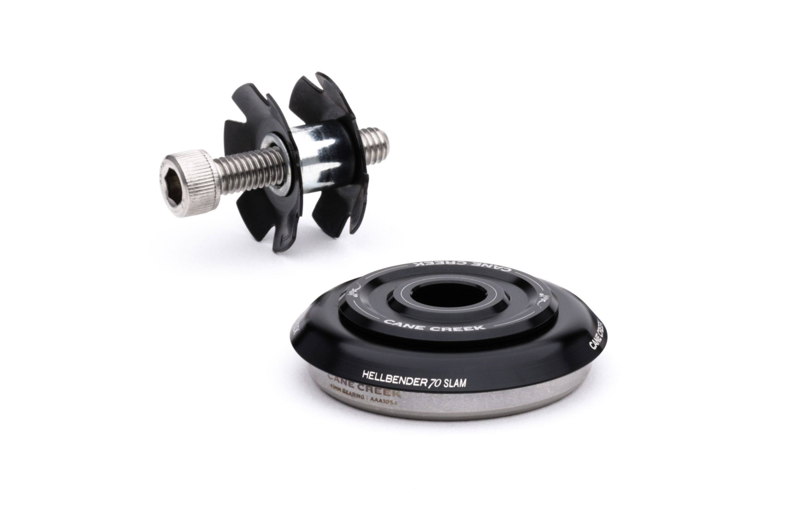 CANE CREEK HELLBENDER 70 SLAM HEADSET UPPER, 1 1/8", IS42/28.6/H4.6, BLACK CANE CREEK HELLBENDER 70 SLAM HEADSET UPPER, 1 1/8", IS42/28.6/H4.6, BLACK