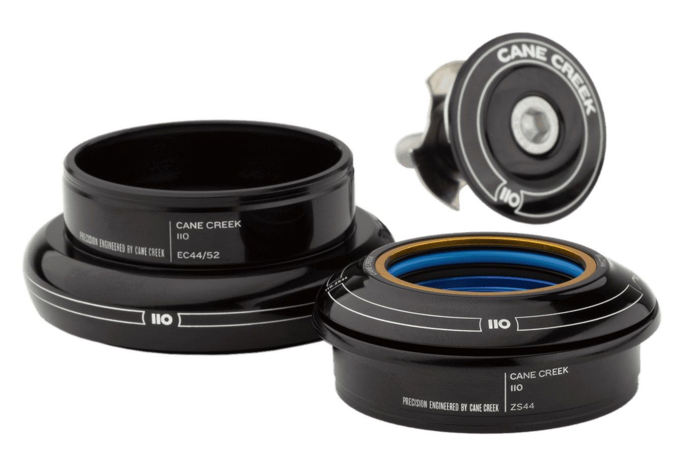 CANE CREEK 110 TAPERED HEADSET, 1 1/8"-1.5", IS41/28.6/H9 | IS52/40, SHORT 51.1OD, WIDE, BLACK CANE CREEK 110 TAPERED HEADSET, 1 1/8"-1.5", IS41/28.6/H9 | IS52/40, SHORT 51.1OD, WIDE, BLACK
