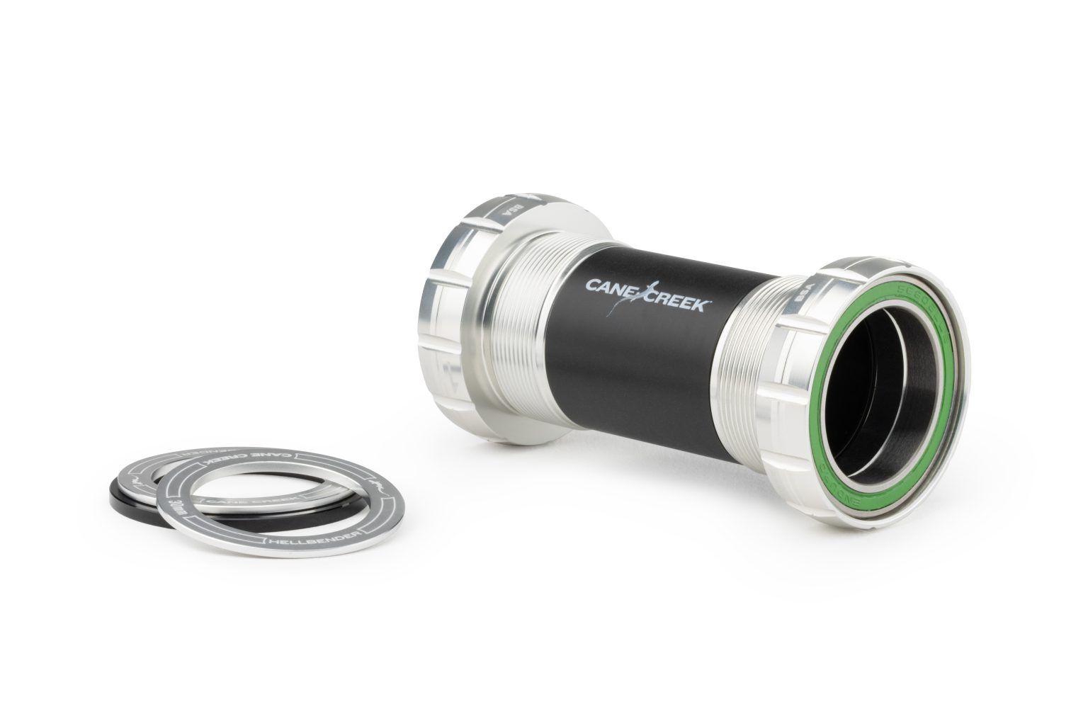 CANE CREEK HELLBENDER 70 BSA30 BOTTOM BRACKETS, STAINLESS STEEL, THREAD FIT, 30MM, 68/73MM, SILVER CANE CREEK HELLBENDER 70 BSA30 BOTTOM BRACKETS, STAINLESS STEEL, THREAD FIT, 30MM, 68/73MM, SILVER