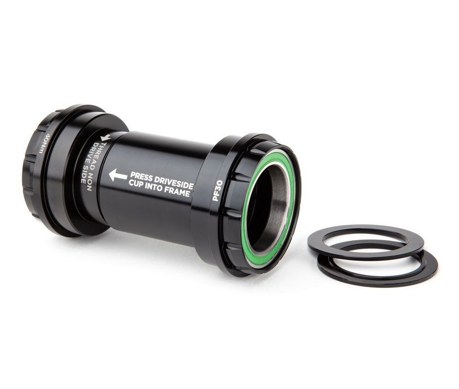 CANE CREEK HELLBENDER 70 PF30 BOTTOM BRACKETS, STAINLESS STEEL, THREAD FIT, 30MM, 68/73MM, BLACK CANE CREEK HELLBENDER 70 PF30 BOTTOM BRACKETS, STAINLESS STEEL, THREAD FIT, 30MM, 68/73MM, BLACK