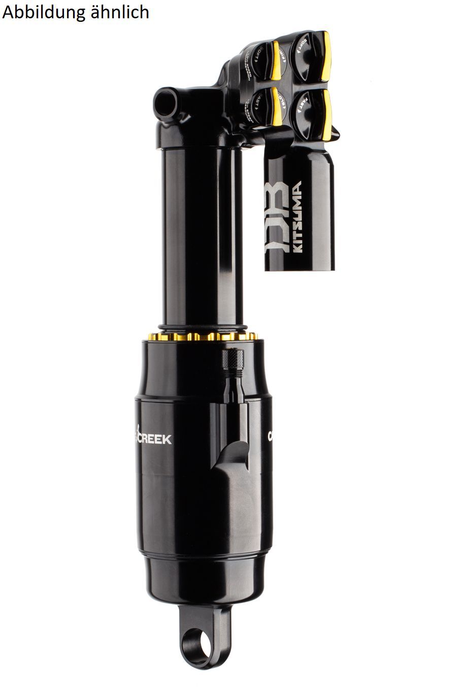 CANE CREEK DBKITSUMA AIR SHOCK, 225MM, TRUNNION/OPEN END EYE, 225X72.5MM