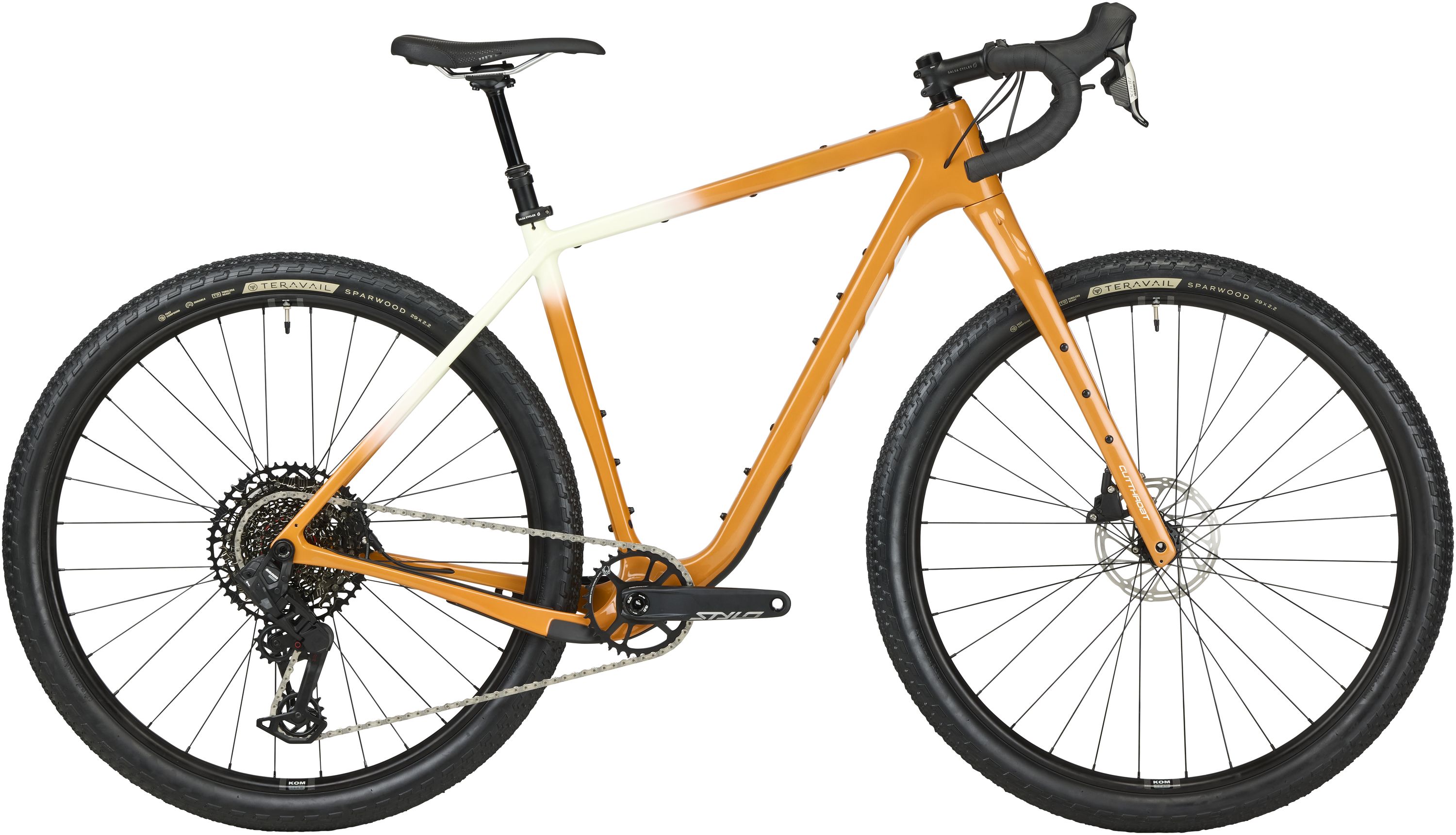 SALSA CUTTHROAT CARBON APEX EAGLE AXS BIKE, 29", XL/60CM, TANGERINE SALSA CUTTHROAT CARBON APEX EAGLE AXS BIKE, 29", XL/60CM, TANGERINE
