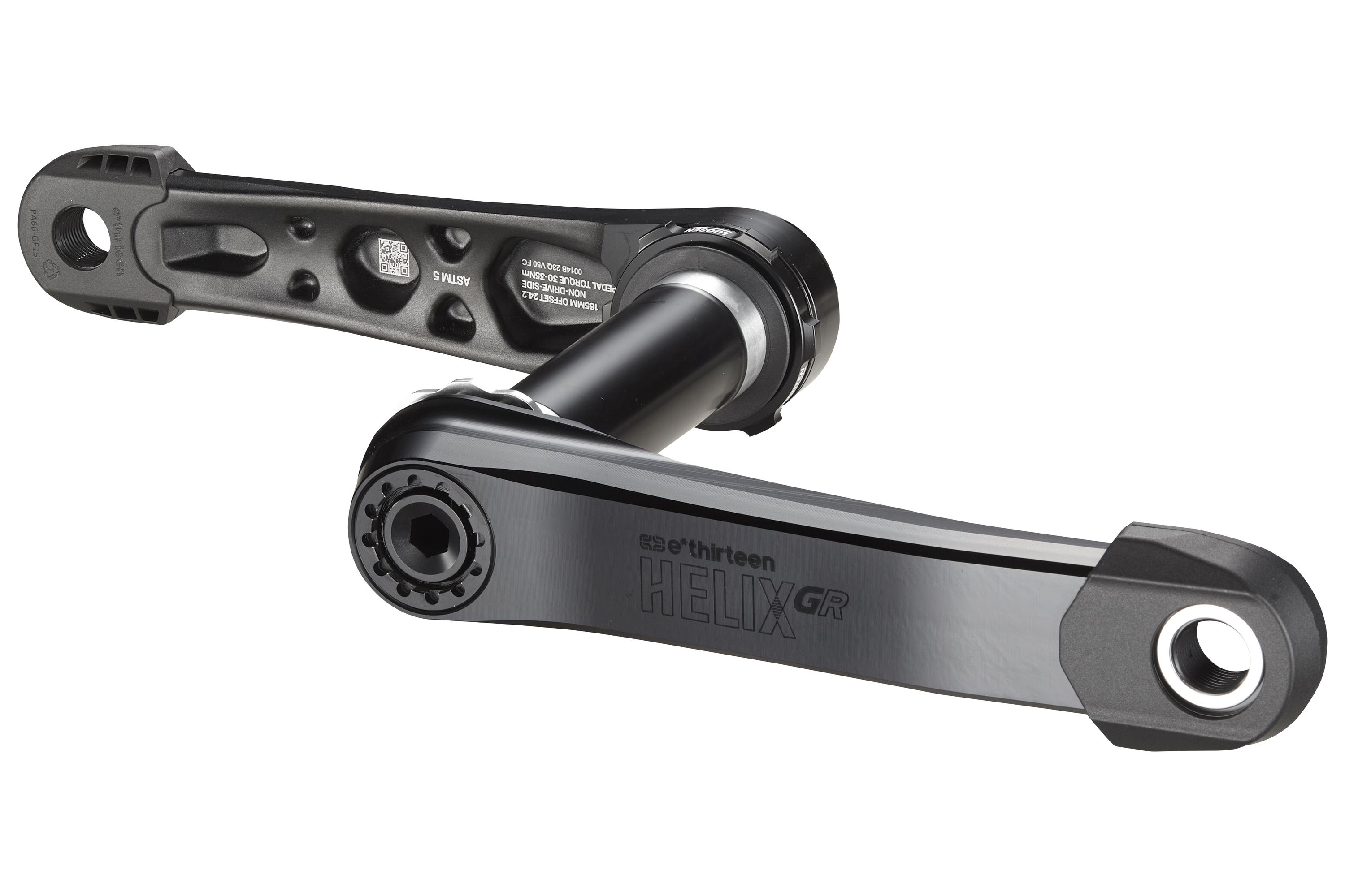 E*THIRTEEN HELIX RACE GR CRANK, 160MM, 83MM, SELF EXTRACTOR, BLACK E*THIRTEEN HELIX RACE GR CRANK, 160MM, 83MM, SELF EXTRACTOR, BLACK