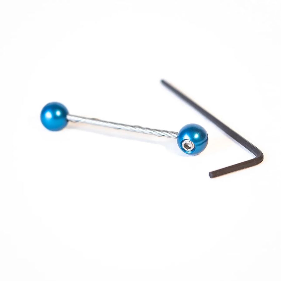 PAUL COMPONENT X FORAGER CYCLES CABLE CHERRIES CABLE TIPS, 2 PCS., BLUE PAUL COMPONENT X FORAGER CYCLES CABLE CHERRIES CABLE TIPS, 2 PCS., BLUE