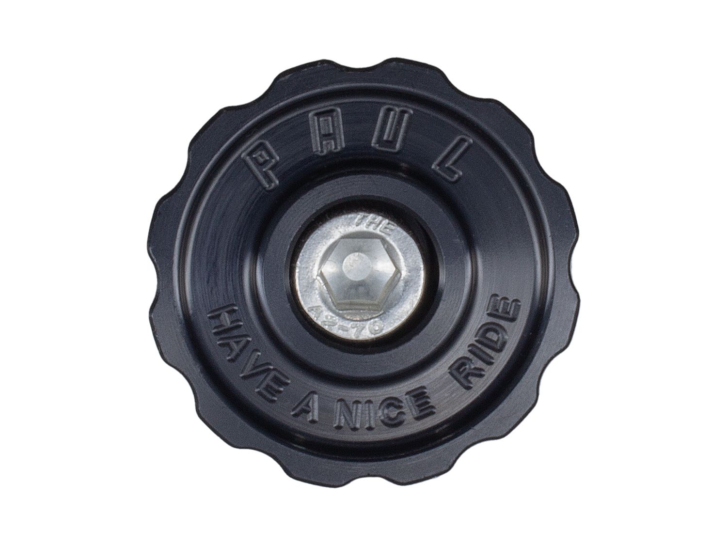 PAUL COMPONENT KLAMPER STEM CAP, 1 1/8", BLACK PAUL COMPONENT KLAMPER STEM CAP, 1 1/8", BLACK