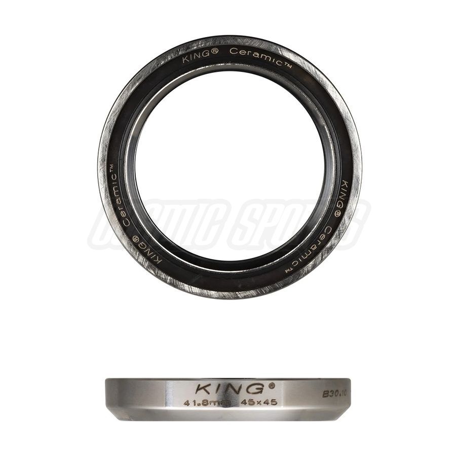 CHRIS KING DROPSET REPLACEMENT BEARING, 42MM, 45X45°, 1 STK., CERAMIC CHRIS KING DROPSET REPLACEMENT BEARING, 42MM, 45X45°, 1 STK., CERAMIC