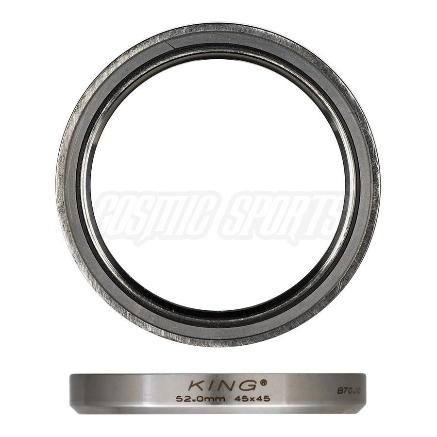 CHRIS KING DROPSET REPLACEMENT BEARING, 52MM, 45X45°, 1 STK., STAINLESS CHRIS KING DROPSET REPLACEMENT BEARING, 52MM, 45X45°, 1 STK., STAINLESS