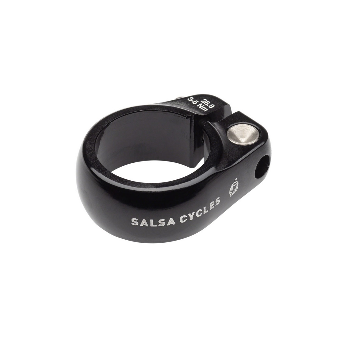SALSA LIP-LOCK SEAT CLAMP, BLACK, 28.8 SALSA LIP-LOCK SEAT CLAMP, BLACK, 28.8