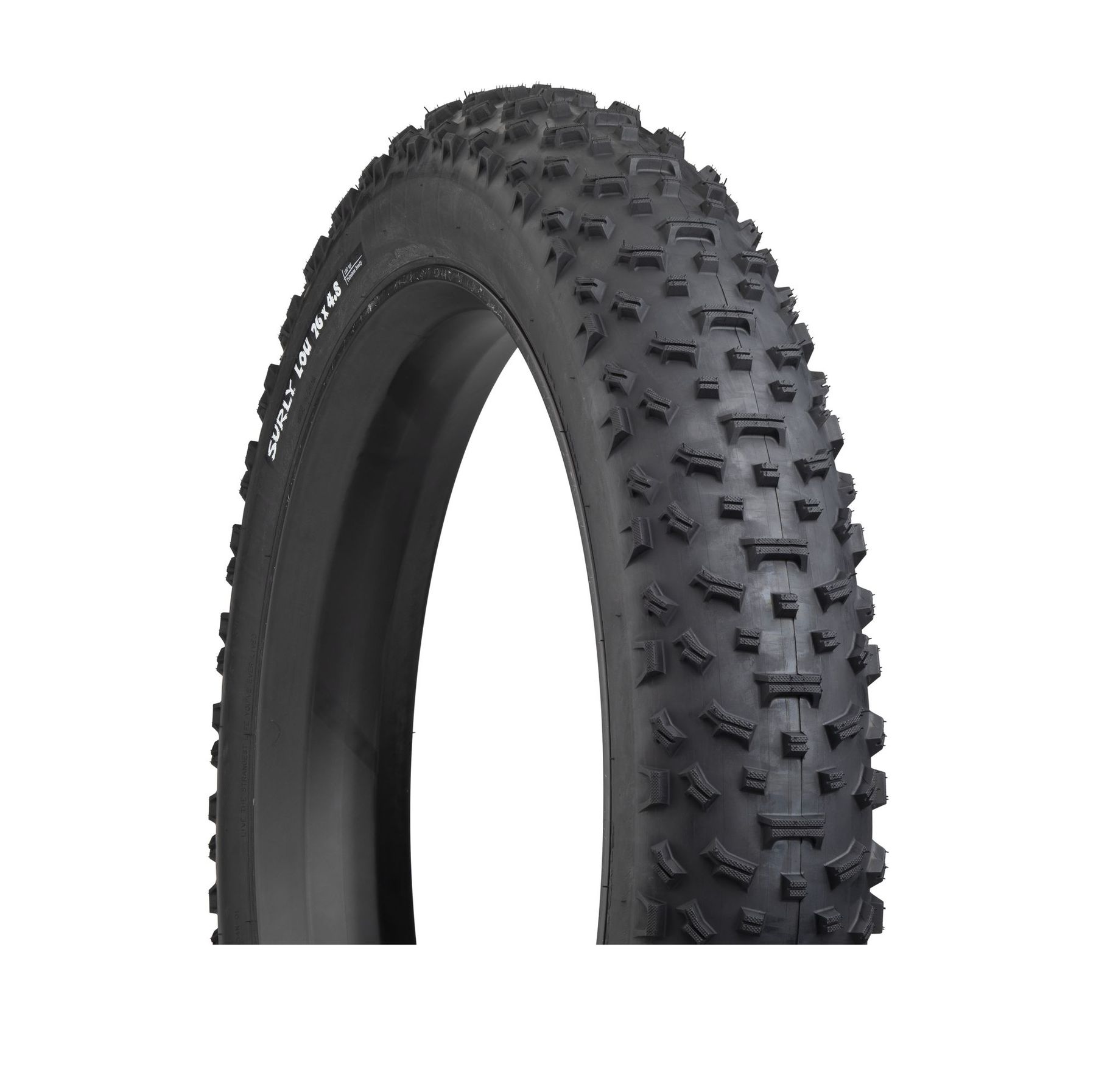 SURLY LOU FATBIKE FOLDING TIRE, 26X4.80", 120-559, 120TPI, TUBELESS READY SURLY LOU FATBIKE FOLDING TIRE, 26X4.80", 120-559, 120TPI, TUBELESS READY