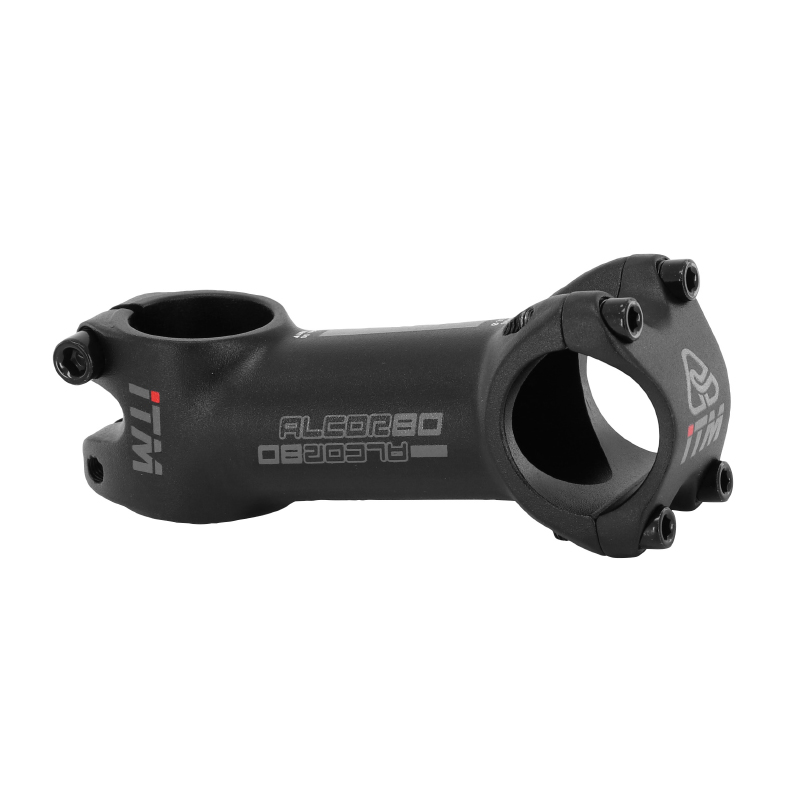 POTENCE ROUTE-VTT ITM ALCOR NOIR DECO MAT REVERSIBLE 31,8 ANGLE 10° L100MM 164G POTENCE ROUTE-VTT ITM ALCOR NOIR DECO MAT REVERSIBLE 31,8 ANGLE 10° L100MM 164G