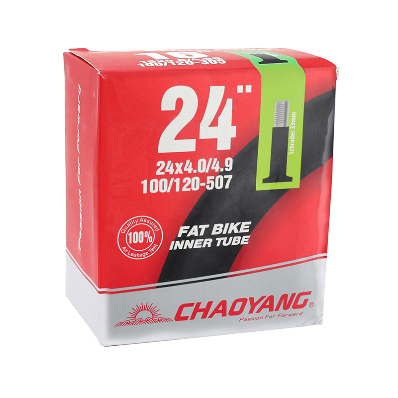 CHAMBRE A AIR VELO 24 X 4.00-4.90 CHAOYANG VALVE STANDARD 33MM CHAMBRE A AIR VELO 24 X 4.00-4.90 CHAOYANG VALVE STANDARD 33MM