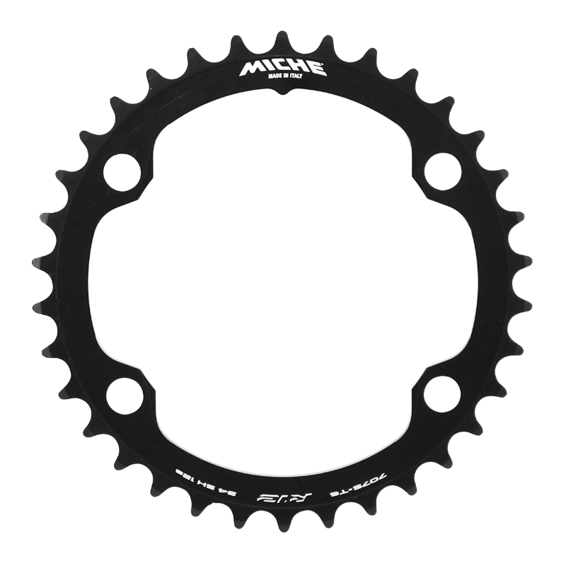PLATEAU ROUTE 4BRA D.110 POUR SHIMANO 105 R7100 - ULTEGRA R8100 MICHE 34DTS INTERIEUR NOIR 12V. PLATEAU ROUTE 4BRA D.110 POUR SHIMANO 105 R7100 - ULTEGRA R8100 MICHE 34DTS INTERIEUR NOIR 12V.