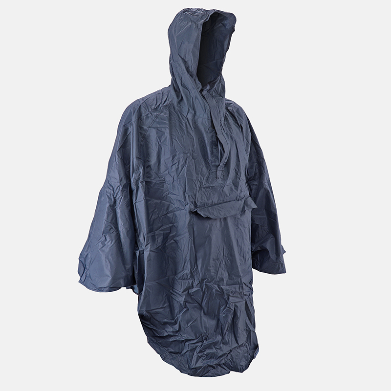PONCHO - CAPE ANTI PLUIE ADULTE P2R S-M BLEU MARINE WATERPROOF AVEC CAPUCHE - TAILLE 1.60 à 1.78M PONCHO - CAPE ANTI PLUIE ADULTE P2R S-M BLEU MARINE WATERPROOF AVEC CAPUCHE - TAILLE 1.60 à 1.78M