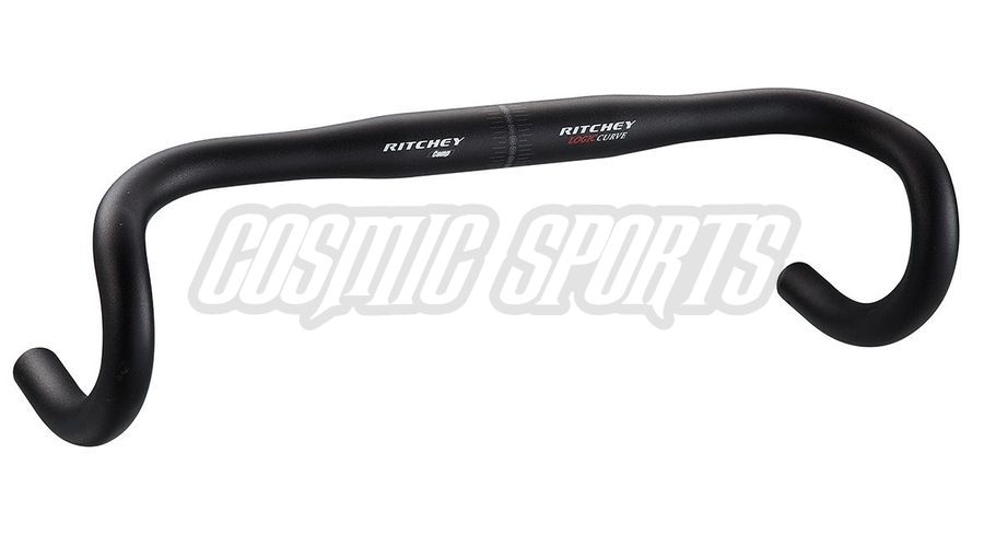 RITCHEY COMP CURVE ROAD HANDLEBAR, 31.8, 128X73MM, 0°/0°, BB BLACK, 400MM