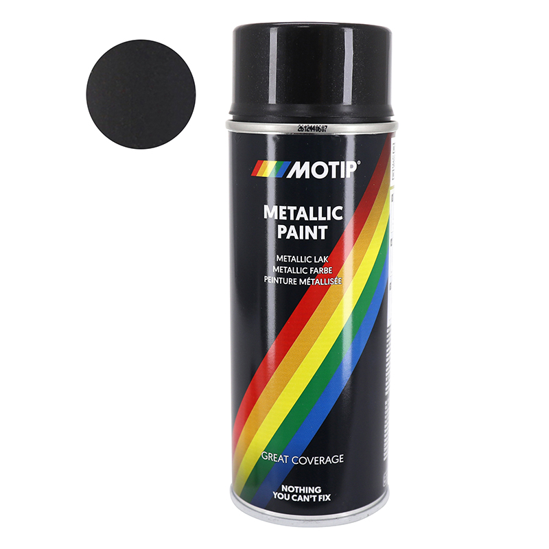 BOMBE DE PEINTURE MOTIP PRO METAL NOIR AEROSOL 400ML (04049) BOMBE DE PEINTURE MOTIP PRO METAL NOIR AEROSOL 400ML (04049)