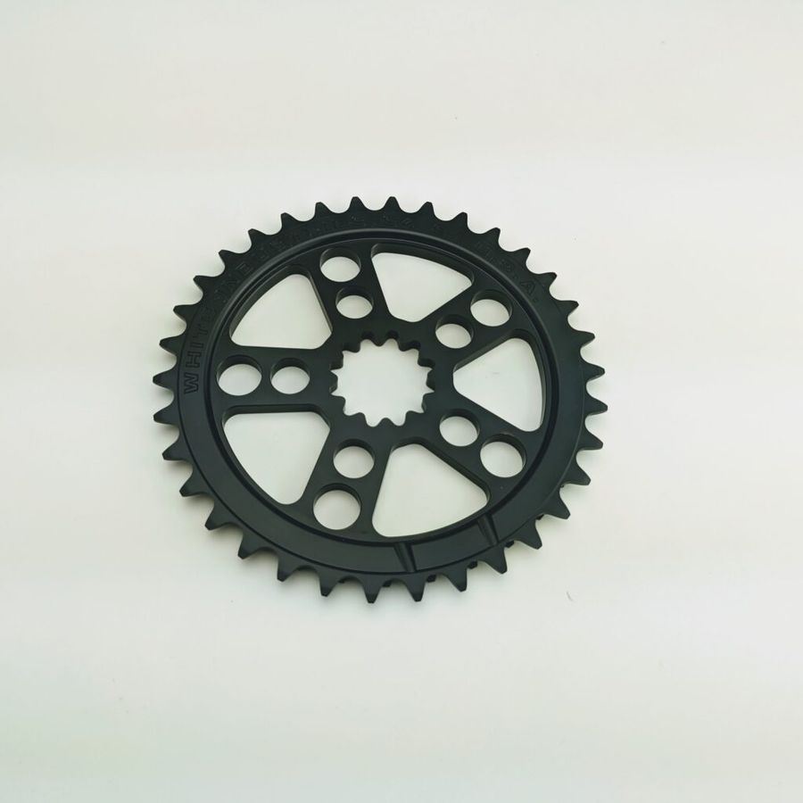 WHITE INDUSTRIES ENO17 DOUBLE DIRECT MOUNT SINGLESPEED CHAINRING, 34/31 T., BLACK
