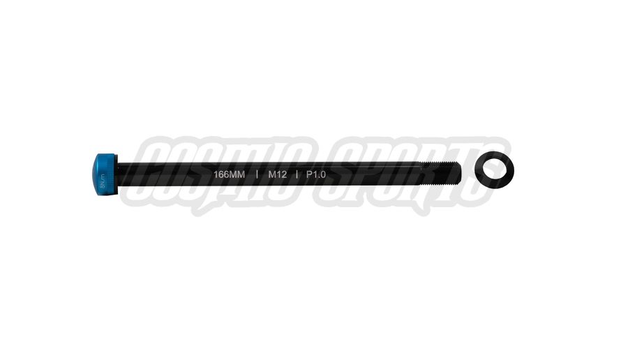 NG SPORTS TAKRAI THRU-AXLE, HR 12X170/166MM, M12X1.0, X-12, 20MM, BLUE