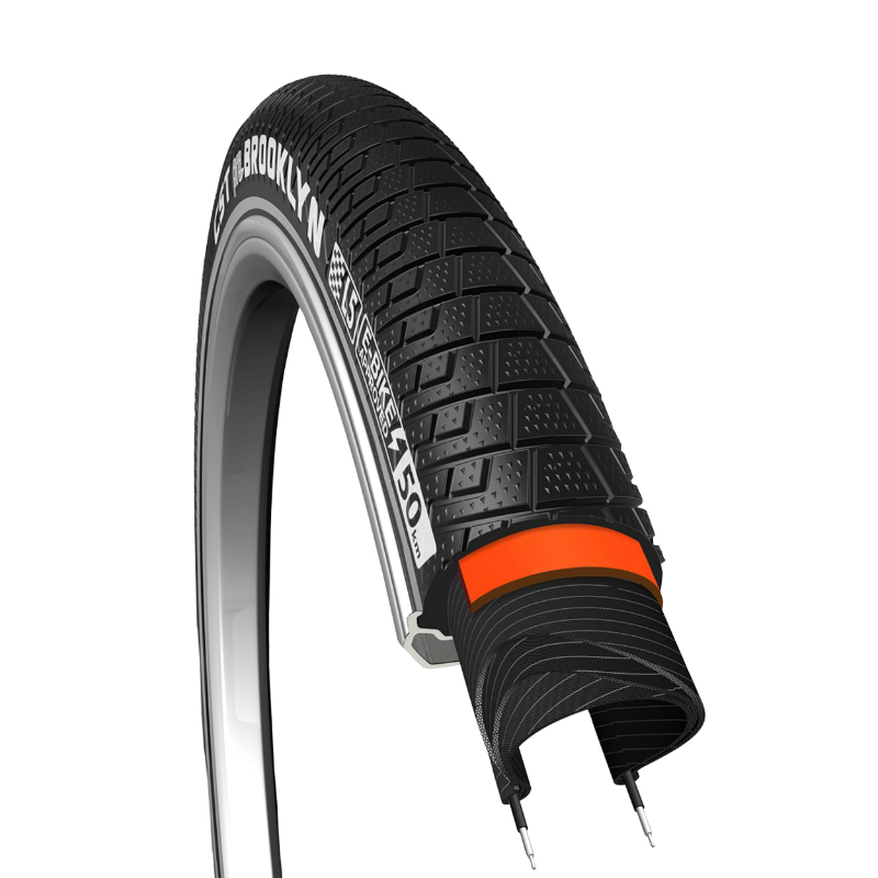 PNEU CARGO - VTT URBAIN 27.5 X 2.00 CST BROOKLYN NOIR TR (50-584) RENFORT FLANC REFLEX COMPATIBLE VAE (SUPPORTE 175KGS) PROTECTION MAXIMALE PNEU CARGO - VTT URBAIN 27.5 X 2.00 CST BROOKLYN NOIR TR (50-584) RENFORT FLANC REFLEX COMPATIBLE VAE (SUPPORTE 175KGS) PROTECTION MAXIMALE