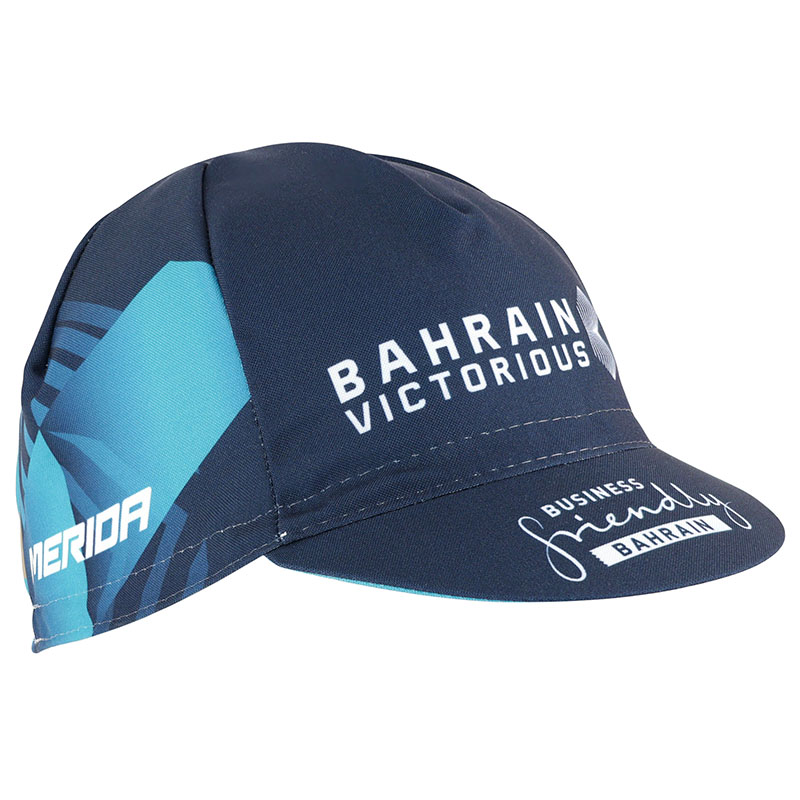 CASQUETTE VELO EQUIPE PRO BAHRAIN VICTOR NOIR-TURQUOISE CASQUETTE VELO EQUIPE PRO BAHRAIN VICTOR NOIR-TURQUOISE
